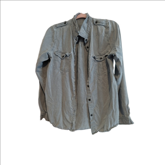 "Universal Thread Light Utility Dress Shirt/Jacket - Size Small" - Picture 1 of 11